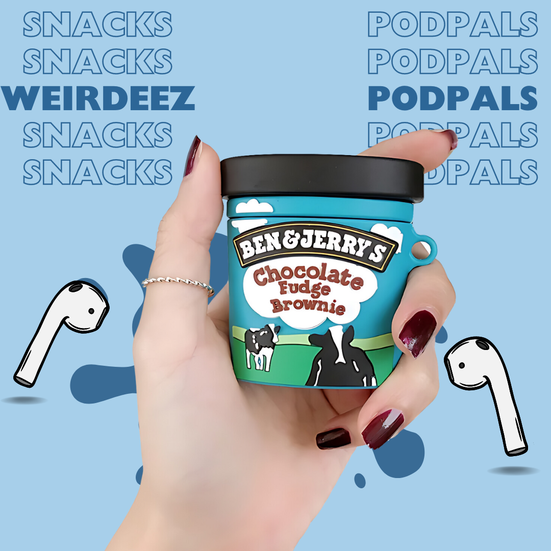 Ben_Jerry Silicone Airpods Cover